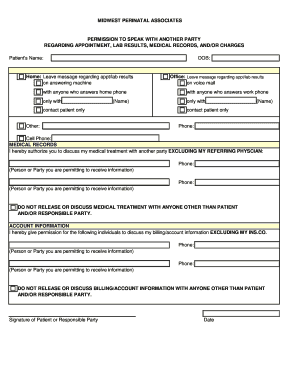 Medical Records Release Form