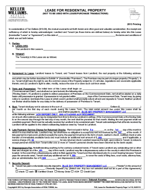Georgia Residential Lease Agreement