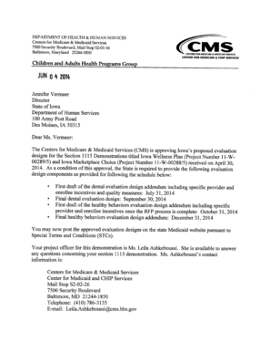 Iowa Marketplace Choice Plan Evaluation Design and Approval - dhs iowa