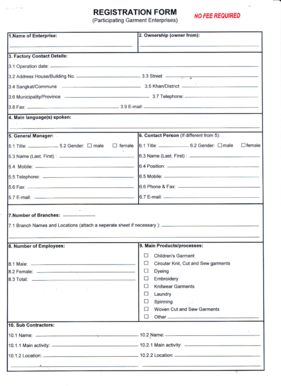 Enterprise Registration Form