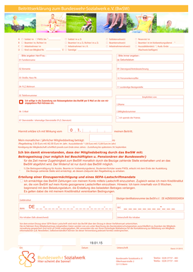 Beitrittserklärung zum Bundeswehr-Sozialwerk e. V. (BwSW)