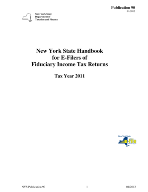 New York State Handbook for E-Filers of Fiduciary Income Tax ...