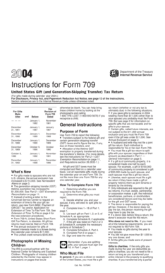 Instructions for Form 709