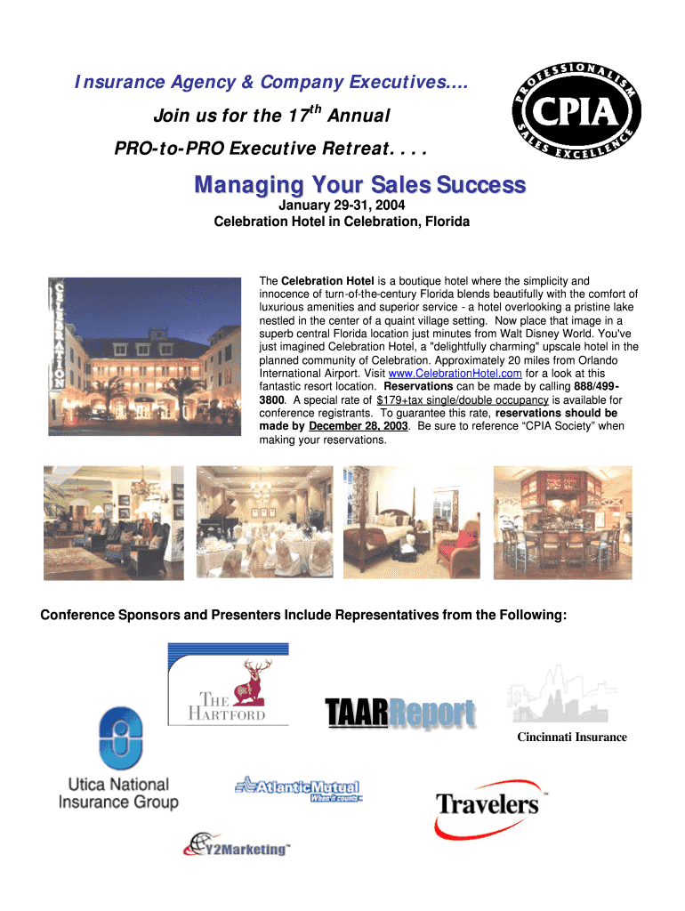 Fillable Online Managing Your Sales Success TAG Online Inc Fax Email