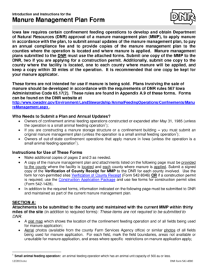 Iowa Manure Management Plan Form