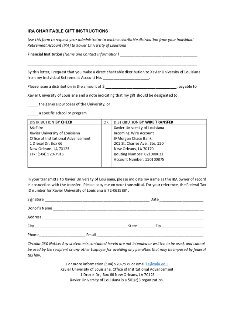 Fillable Online IRA Transfer Notification Form Fax Email Print pdfFiller