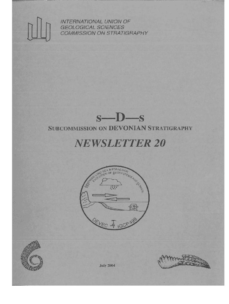 Fillable Online unica2 unica Definition of the Frasnian/Famennian Stage