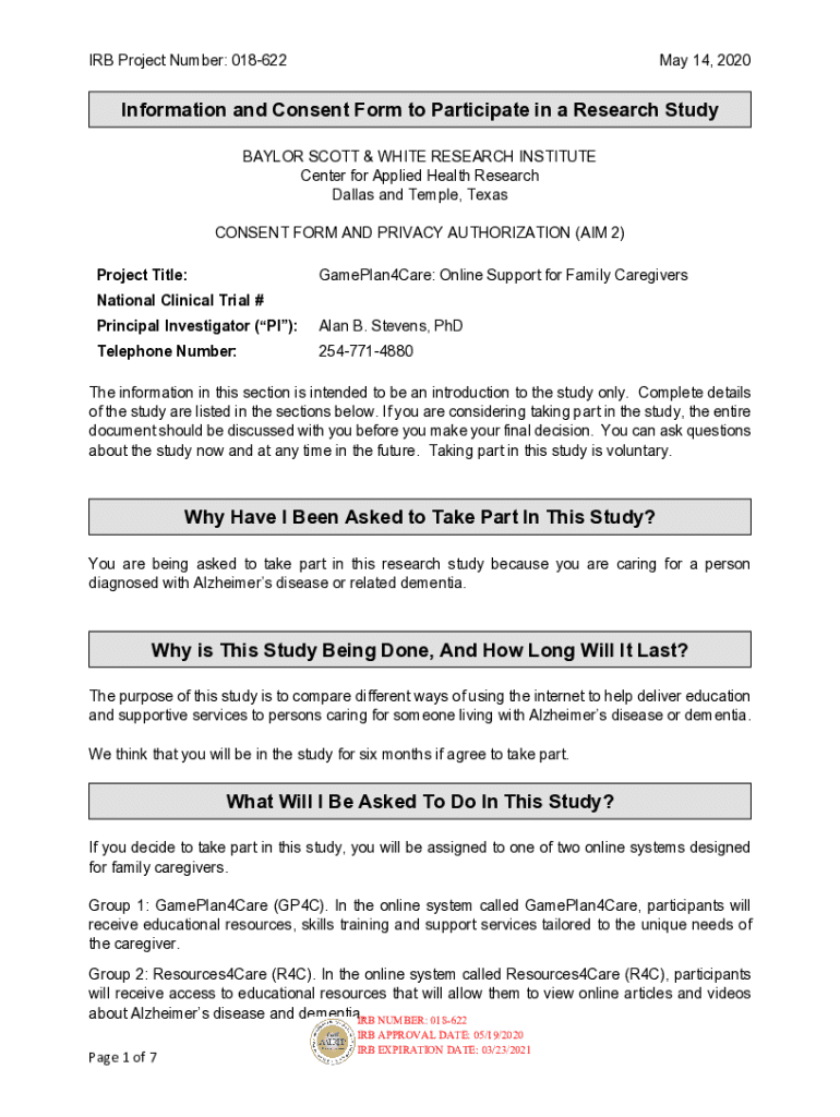 Fillable Online Information and Consent Form to Participate in a Fillable Online Information and Consent Form to Participate in a