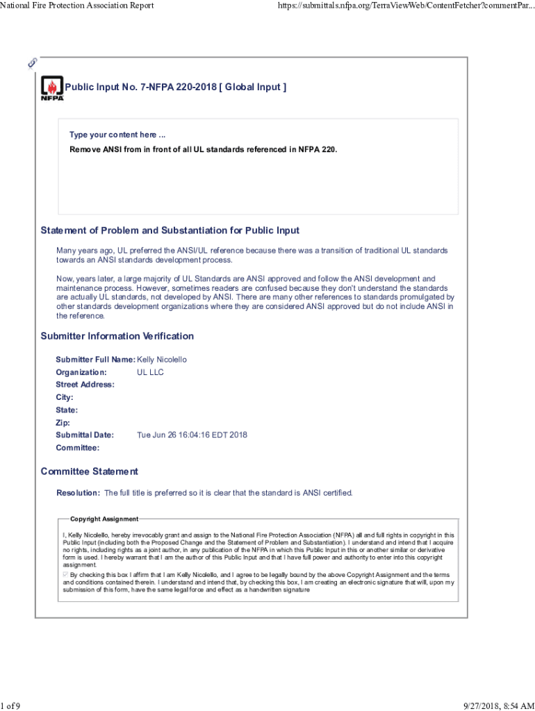 Fillable Online NFPA 220 Standard on Types of Building Construction