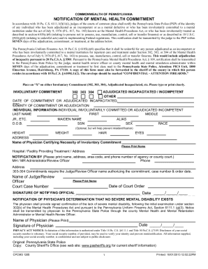 Fillable Online Mental Health Form.rpt Fax Email Print - pdfFiller