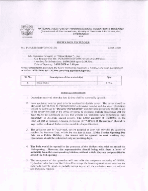 Fillable Online l. form of DD or bankers Cheque in favour of 