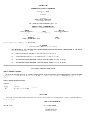Date of Report (Date of earliest event reported): July 13, 2005