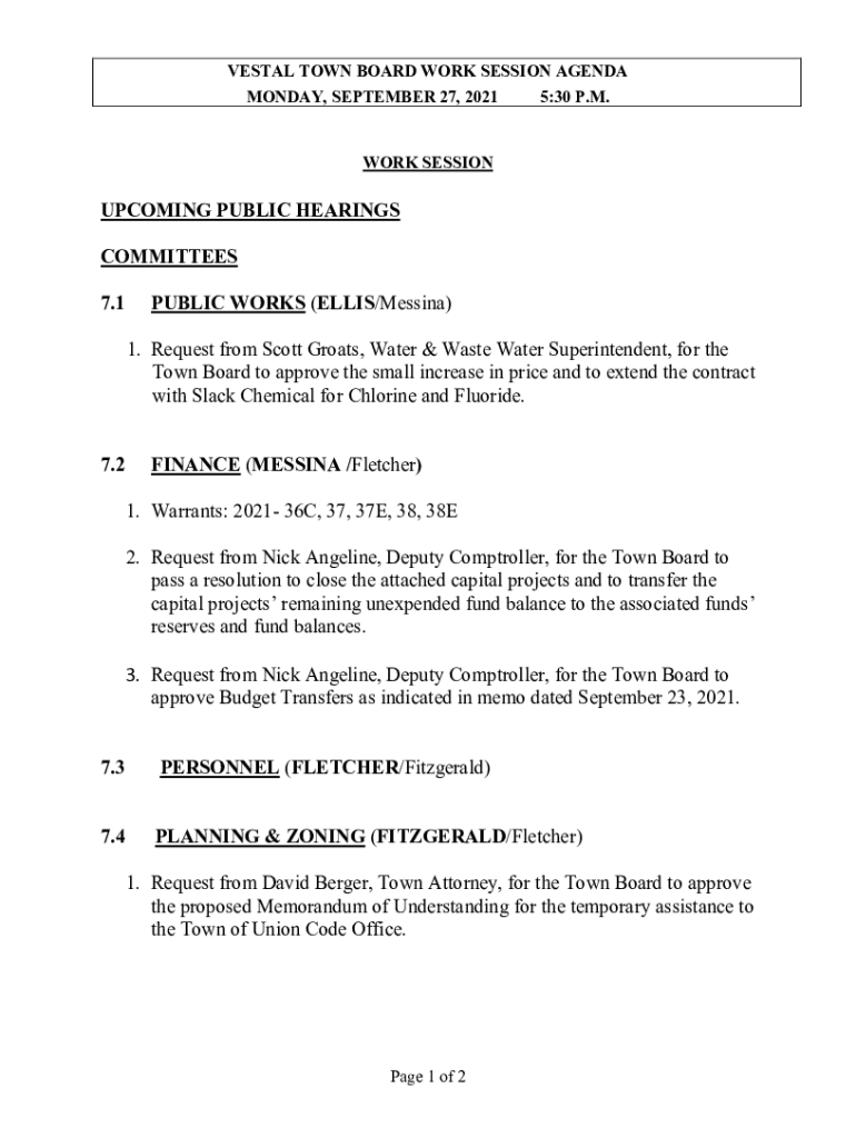 Fillable Online TOWN OF VESTAL WATER & SEWER DEPARTMENT Fax Email Print