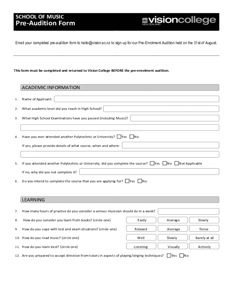 Form preview