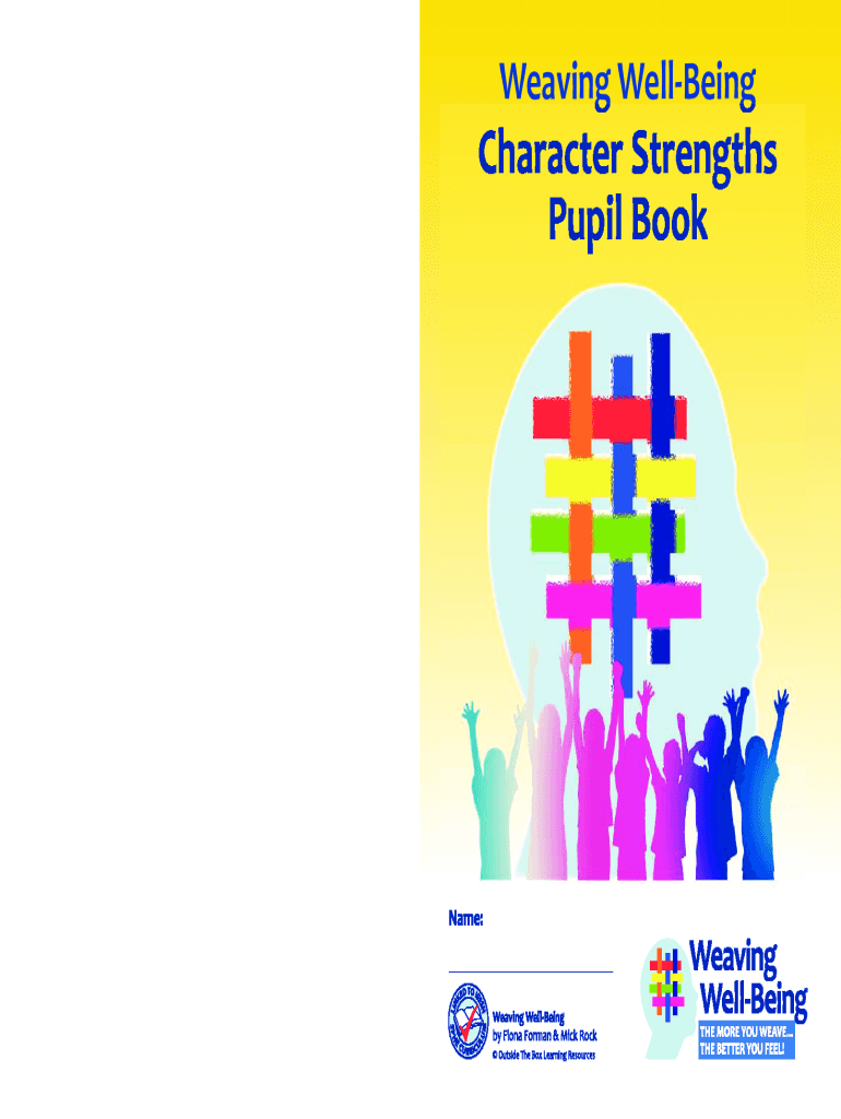 Fillable Online Weaving WellBeing Character Strengths Pupil Book By