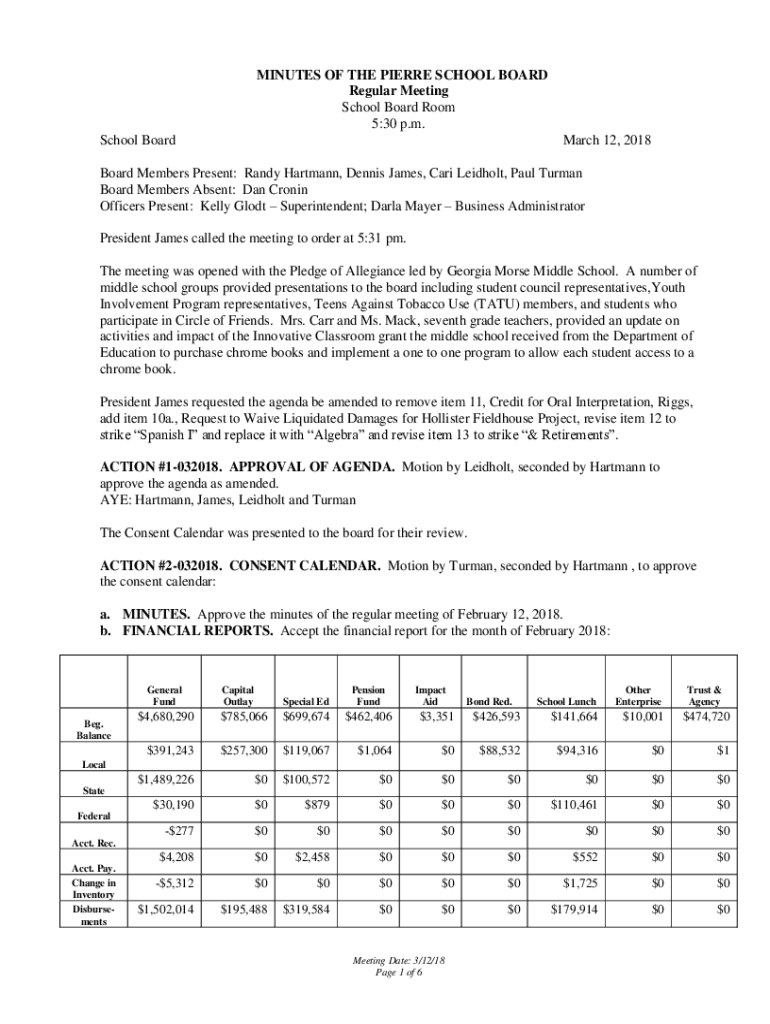 Fillable Online sppierre k12 sd To Cooperatively Inspire All Students