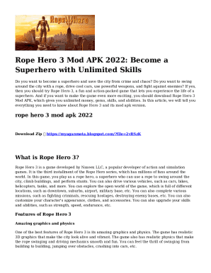 Rope Hero Unlimited Money And Gems Fill Online Printable Fillable Rope Hero Unlimited Money And Gems Fill Online Printable Fillable