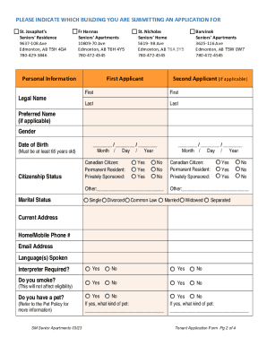 Fillable Online Submit Your Completed Application Form Fax Email Print ...