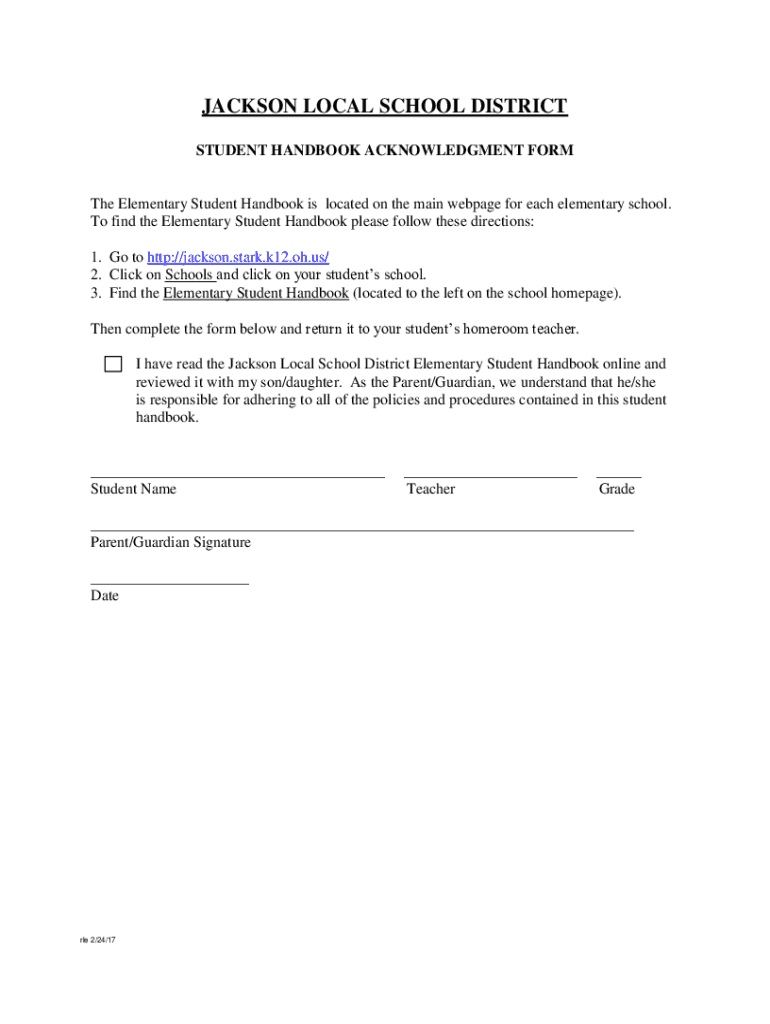 Fillable Online Jackson Local Schools Fax Email Print pdfFiller