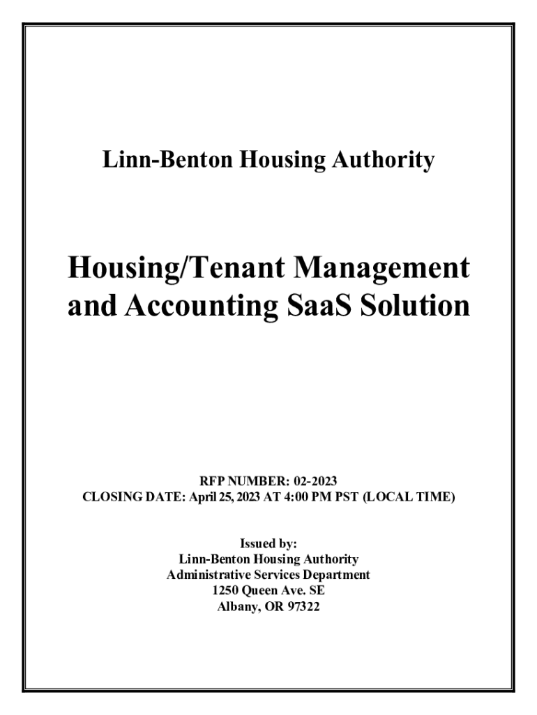 Fillable Online Housing/Tenant Management and Accounting SaaS Solution