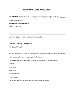 Free printable lease agreement rev 13462e1. The agreement ... Doc ...