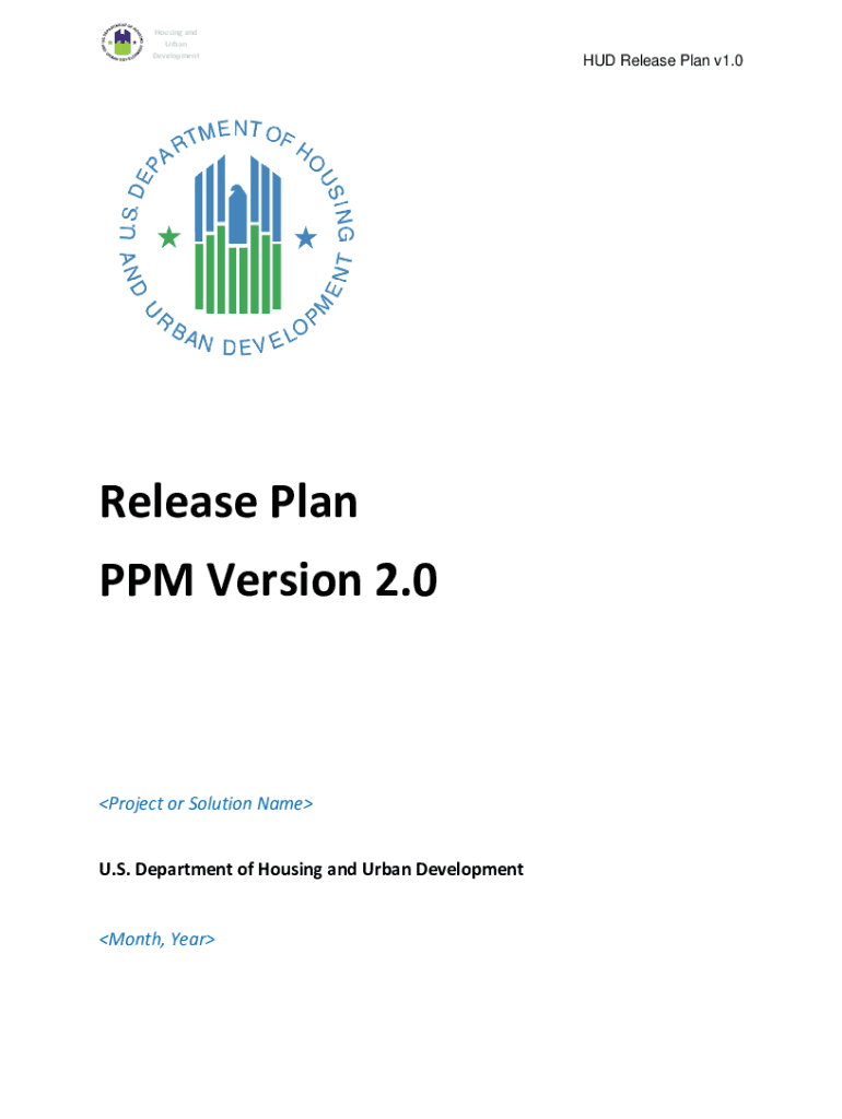 Fillable Online The U.S. Department of Housing and Urban Development