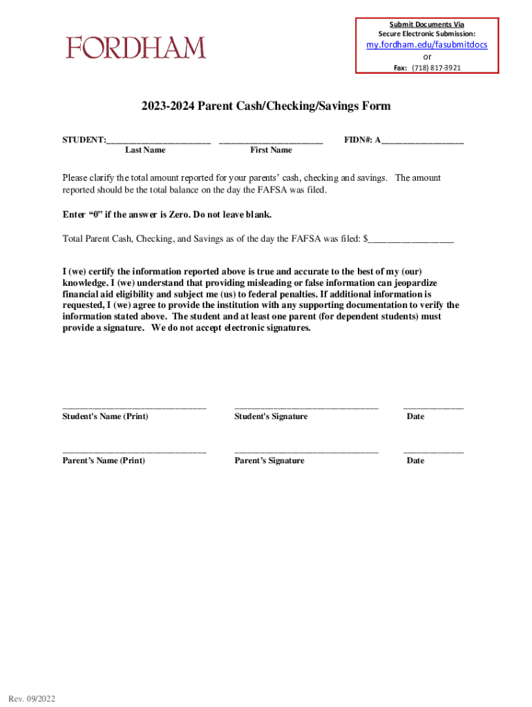 Fillable Online 20232024 Housing Status Confirmation Form Fax Email