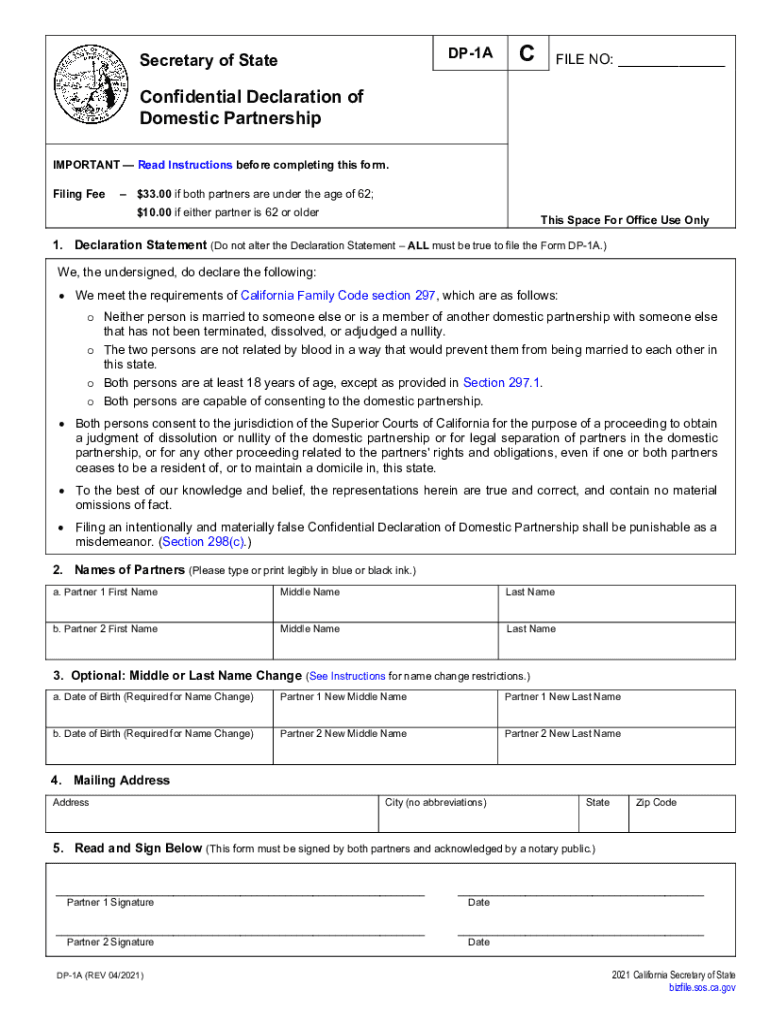 cdcr domestic partnership rules Preview on Page 1