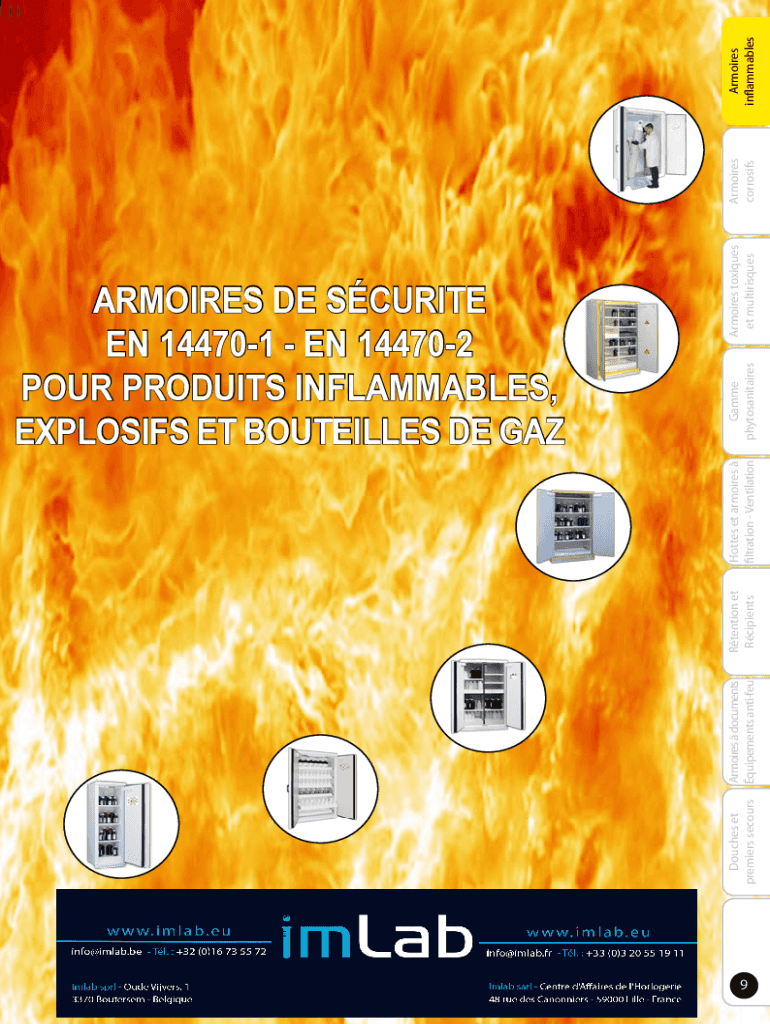 Remplissable En Ligne EN 144701 and FM 6050 underbench safety