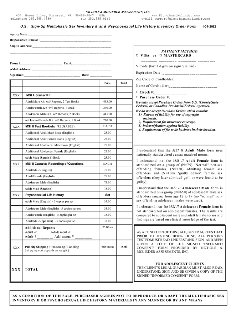 Nichols & Molinder Fircrest WA, 98466 Preview on Page 1