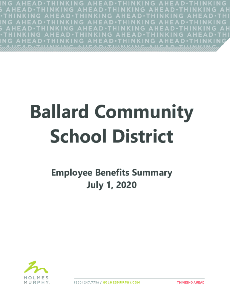 Fillable Online Staff Benefits Summary Fax Email Print pdfFiller