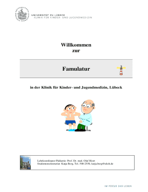 Ausfüllbar Online Prof. Dr. med. Olaf Hiort Fax Email Drucken pdfFiller