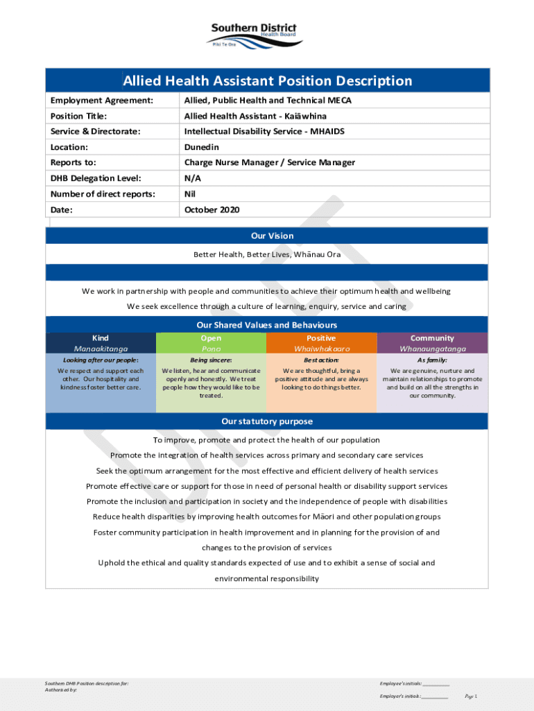 Fillable Online What Is an Allied Health Assistant? A Detailed Guide