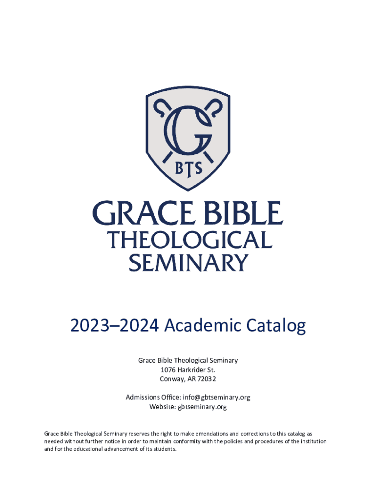 Fillable Online 20232024 Academic Catalog Fax Email Print pdfFiller