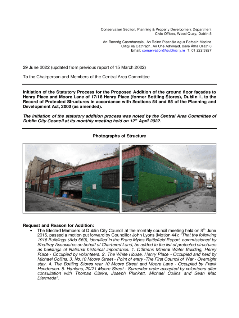 Fillable Online consultation dublincity 30 SANDFORD ROAD, RANELAGH