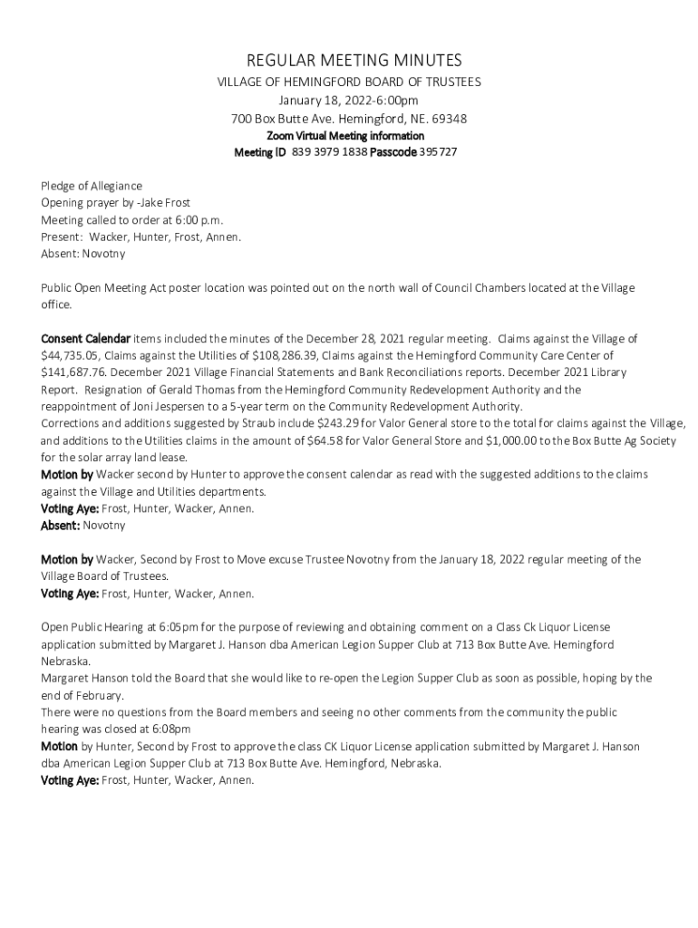 Fillable Online ci hemingford ne The Top 11 Tools Every Business