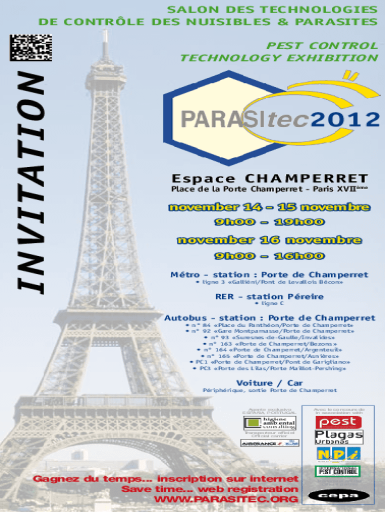 Remplissable En Ligne Parasitec Trois Jours De Salon Sur La 3D 