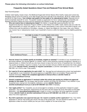 Fillable Online free &amp; reduced lunch application 2021- ... Fax Email ...