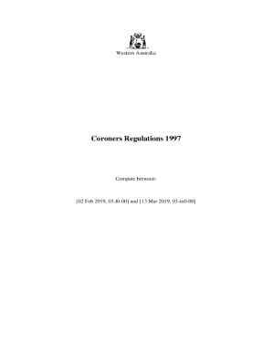 Coroners Act 1962 - Revised Acts - Law Reform Commission