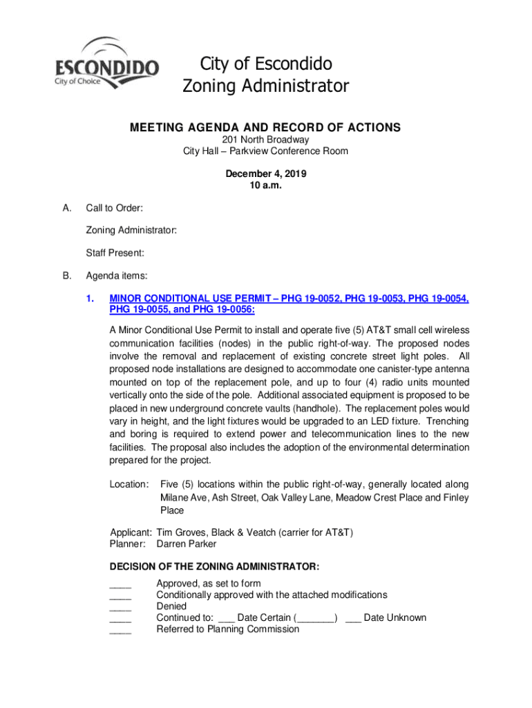 Fillable Online Residential Zones in the City of Escondido Fax Email