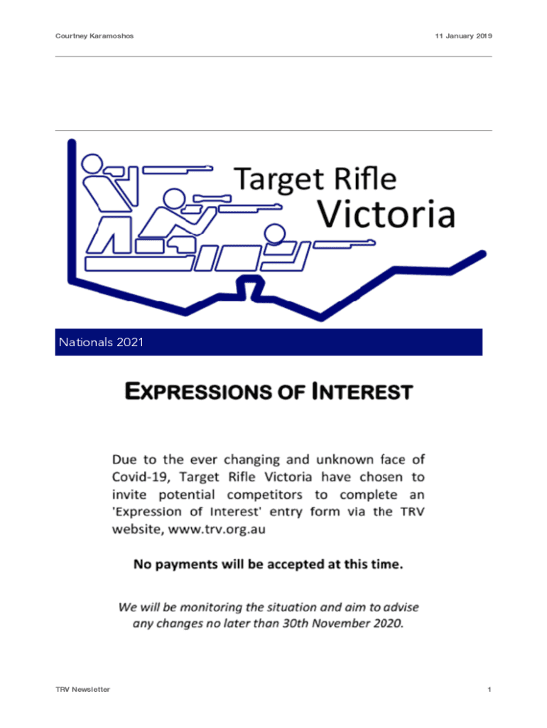 Fillable Online International Events Target Shooting New Zealand Inc
