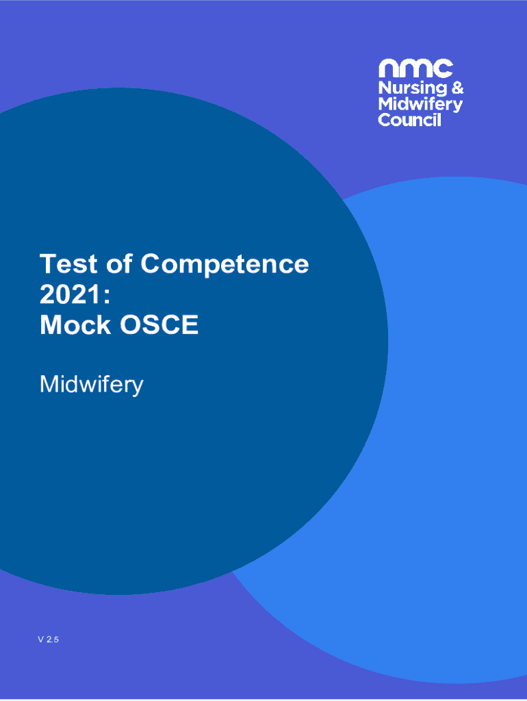 Fillable Online Test of Competence Social Care webinar Fax Email Print ...