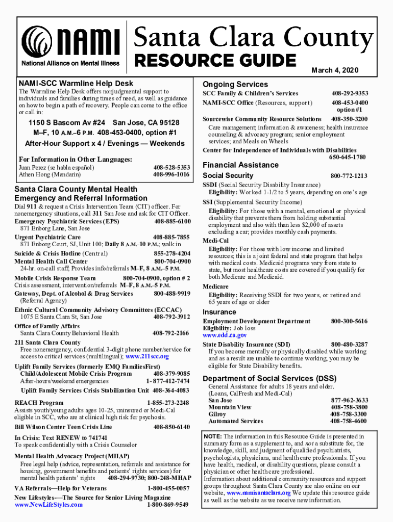 Fillable Online MDHHS Announces Peerrun Warmline to Aid Persons