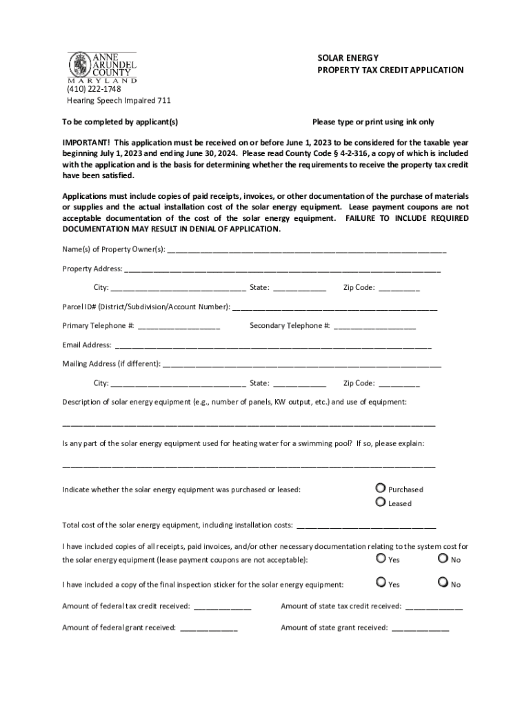 Fillable Online Retired Veterans Property Tax Credit Application (for