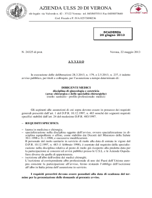 AZIENDA U.L.S.S. n. 9 SCALIGERA Sede Legale