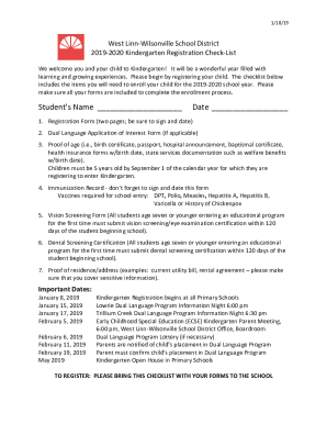 REGISTRATION APPLICATION CHECKLIST visual data 5