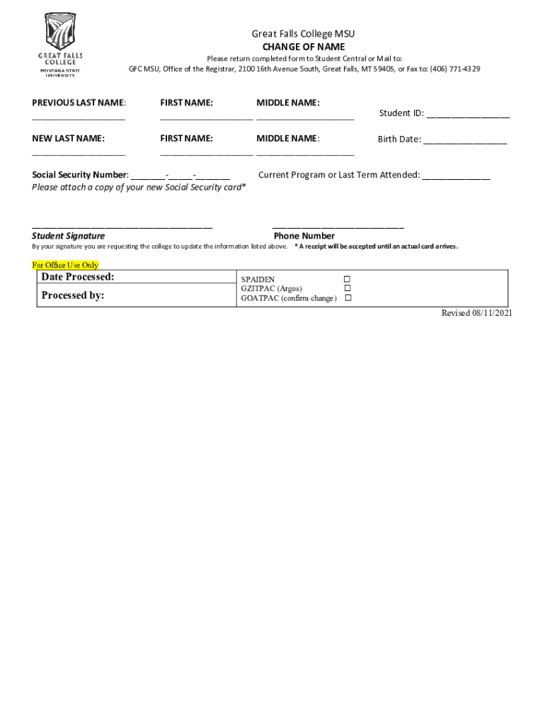 change name social security form Preview on Page 1