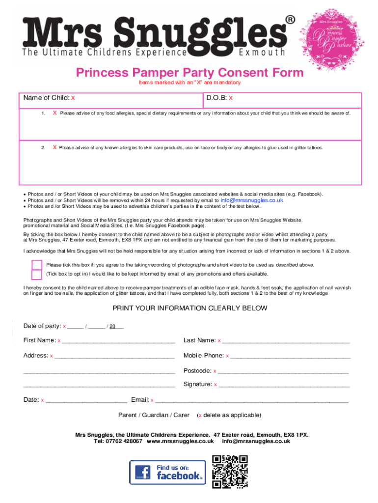 Fillable Online Consultation &amp; Food Allergy Form Fax Email Print ...