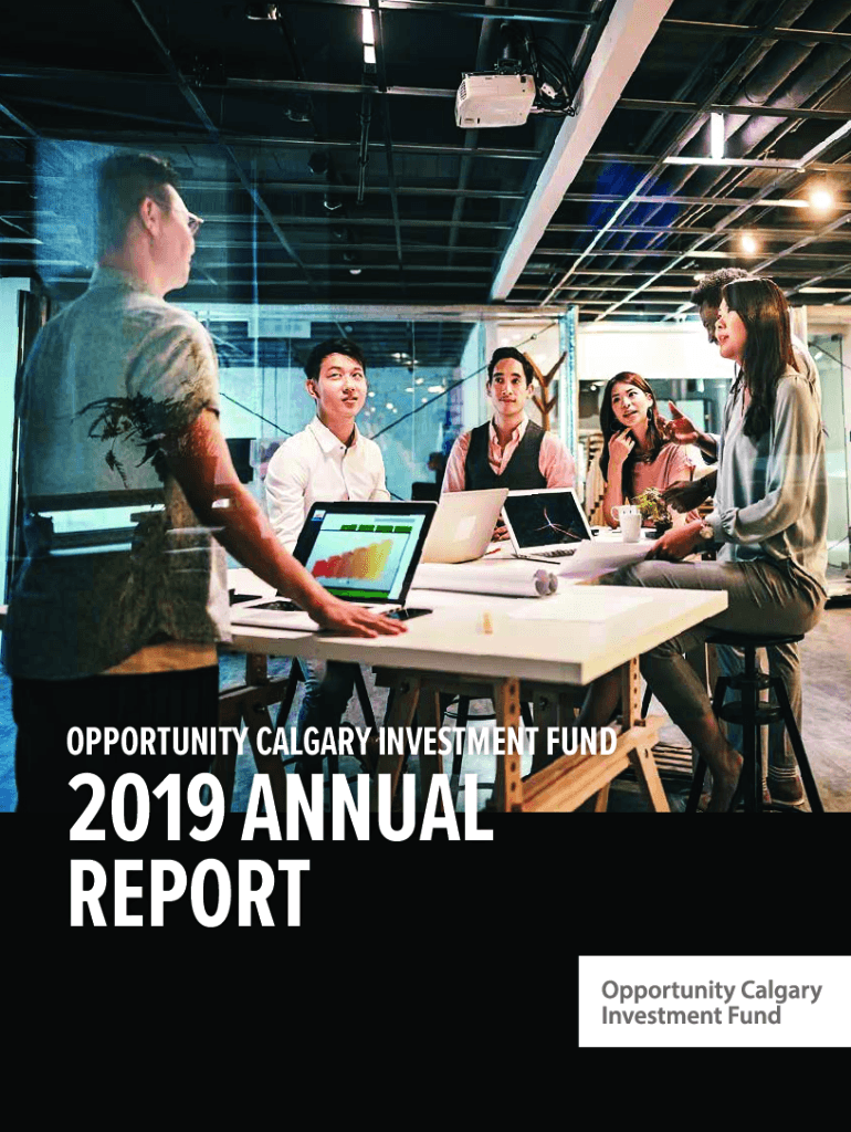 Fillable Online Opportunity Calgary Investment Fund Annual Report Fax