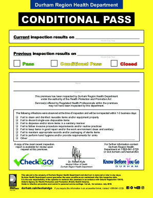 Know Before You Go Yellow Conditional Pass Sign